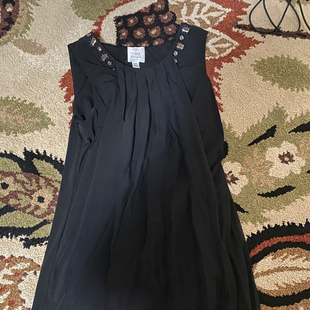 Suzi Chin for maggy boutique black dress